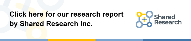 Click here for our research report by Shared Research Inc.