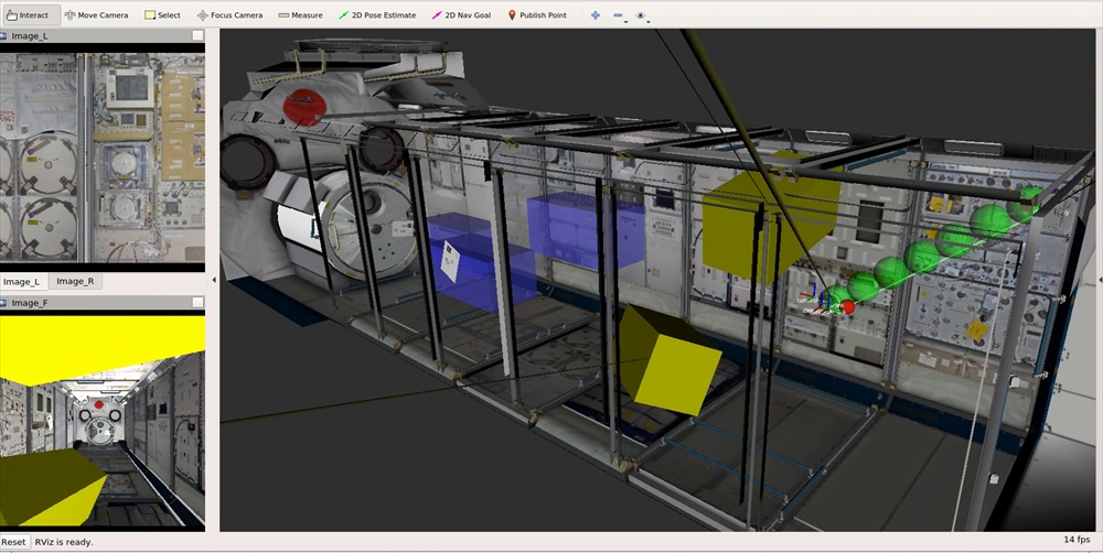 ISS「きぼう」日本実験棟を再現したシミュレーション環境