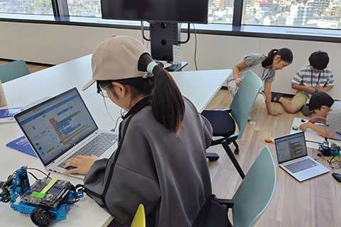 【開催レポート】世田谷区「ハローキャリアワーク」小・中学生向け宇宙ロボットプログラミング講座